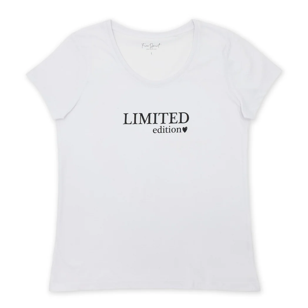 חולצה עם צווארון מעוגל מודפסת Limited Edition נשים - Image 3