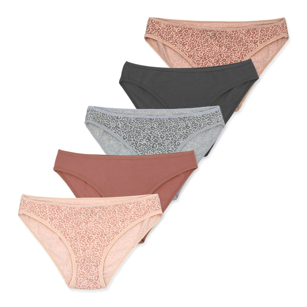 מארז 5 תחתוני כותנה-לייקרה High Leg נשים S-XXL - Image 13