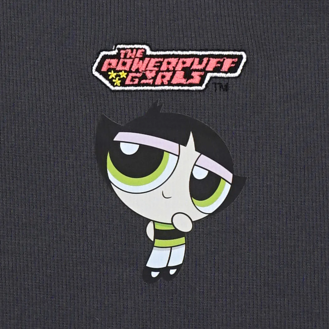 גופיית ריב מודפסת ורקומה The Powerpuff Girls נשים - Image 3