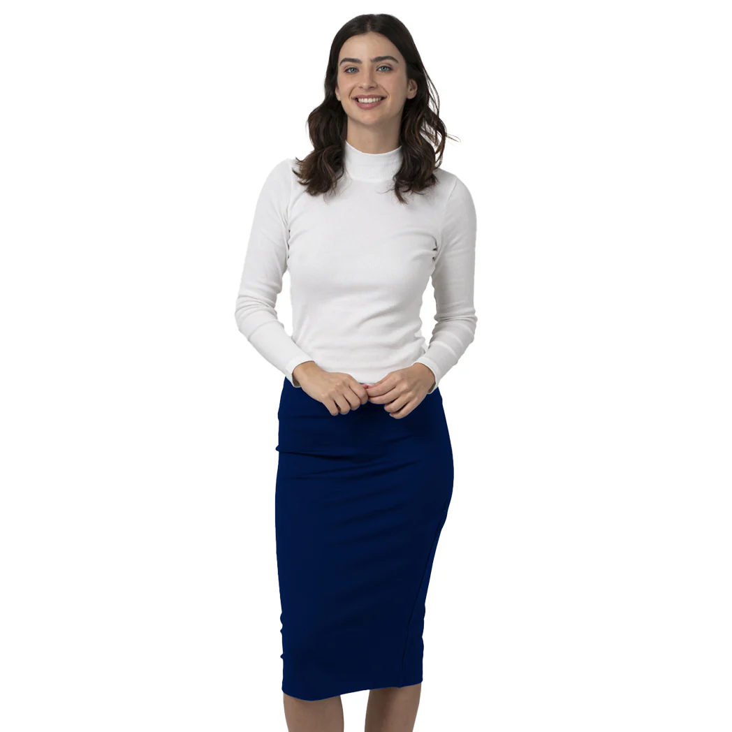 חצאית ג'רזי צרה נשים 0-4 - Image 15
