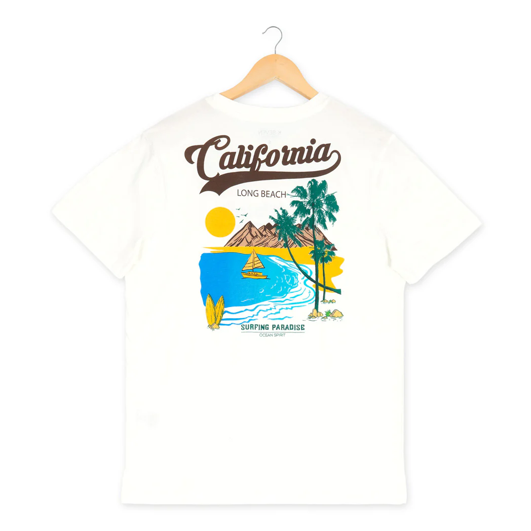 חולצה מודפסת דו צדדית California גברים - Image 4