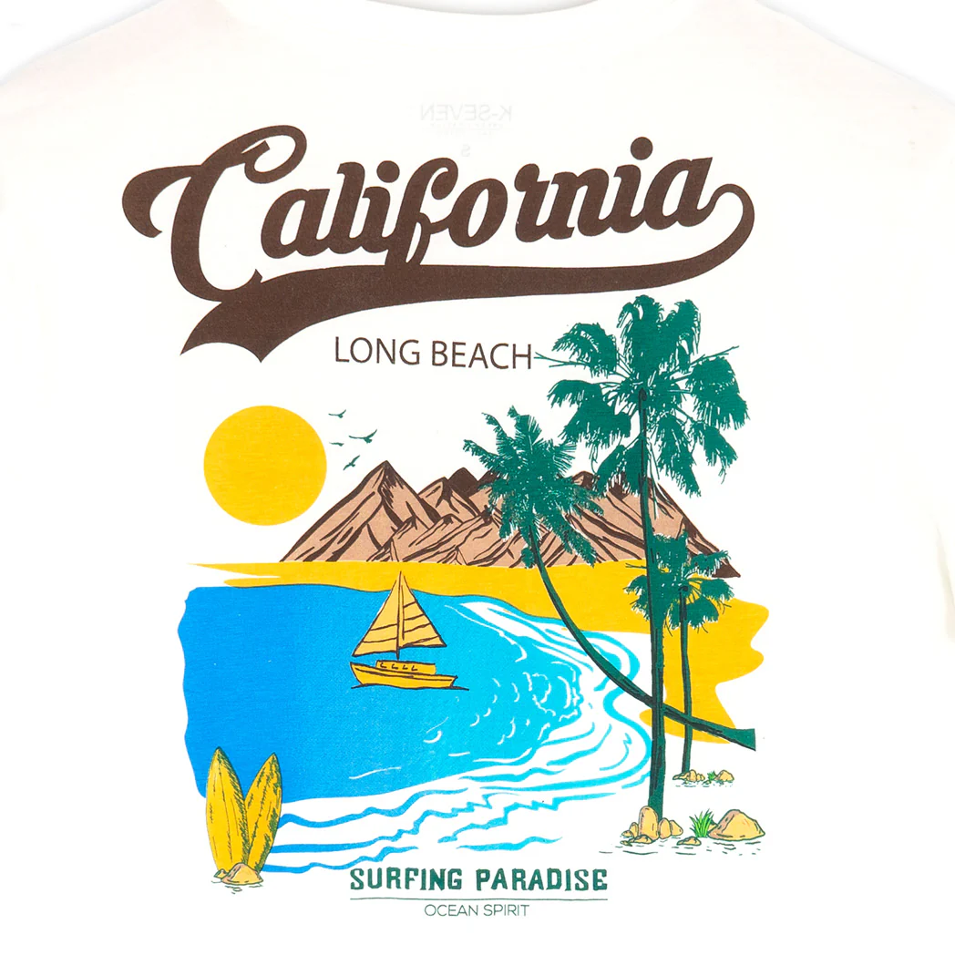 חולצה מודפסת דו צדדית California גברים - Image 5
