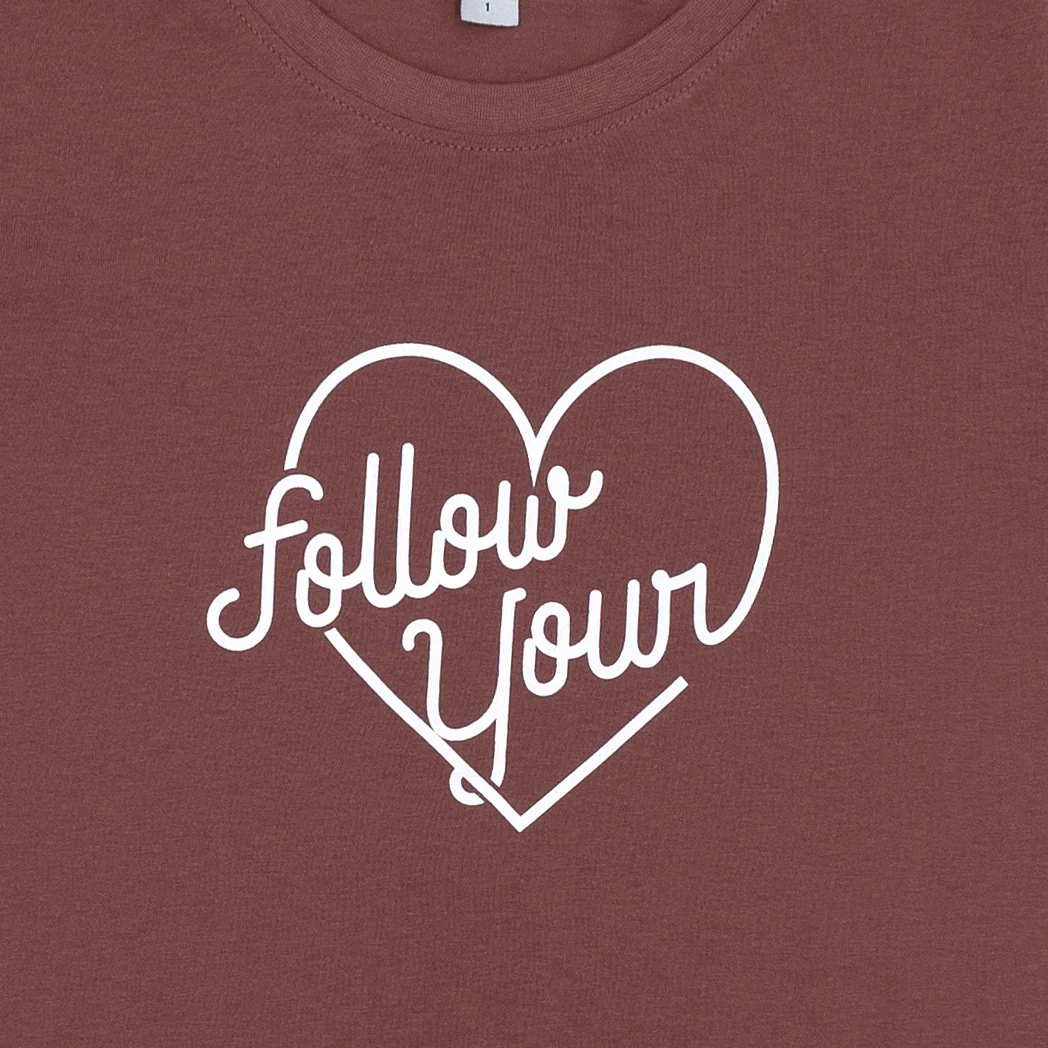 חולצה מודפסת Follow Your נשים - Image 4
