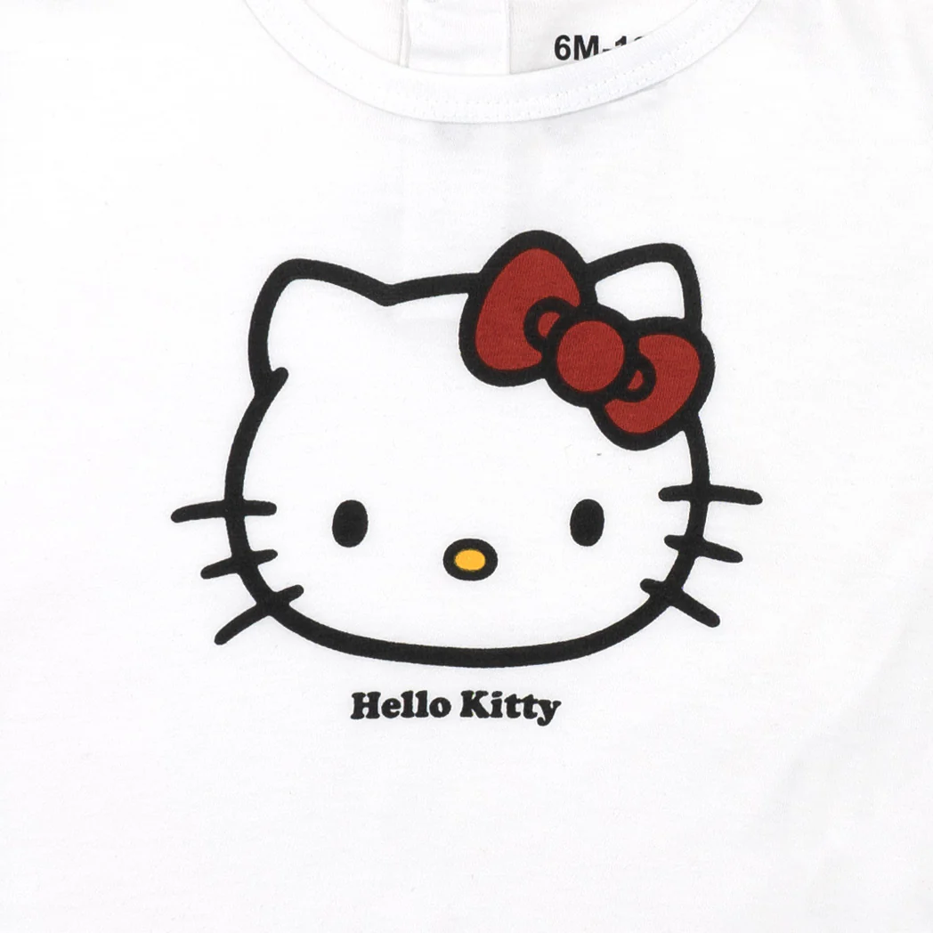 מארז 2 חליפות Hello Kitty אדום-לבן-כחול תינוקות בנות - Image 4